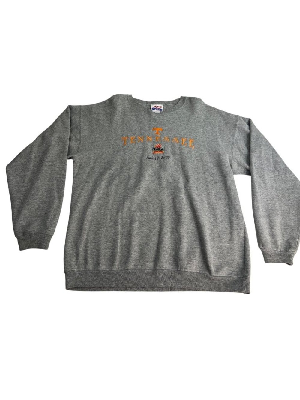 VTG UT Vols Tennessee 2000 Fiesta Bowl Sweatshirt Sz XL Tennessee Y2K